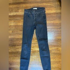 Madewell 9” high rise skinny size 23